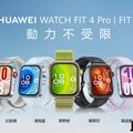 HUAWEI在台推出WATCH FIT 4 Pro,WATCH FIT 4智慧手錶以及FreeBuds 6半開放式耳機