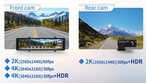 快譯通R520A電子後視鏡行車記錄器重磅登場!前4K後2K+星光夜視二代+全屏觸控+科技執法提醒,開啟智慧行車新世代