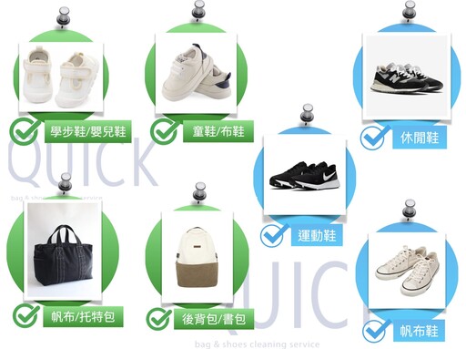 「快客洗鞋洗包」首創生活洗護數位新平台,讓公益從一雙鞋開始