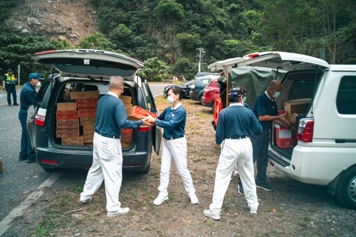 山區員警受困山區 慈濟援助物資空勤隊 協助運送排除缺糧危機