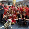 中市警犬獲悠遊實業公司捐贈適口性乾糧加菜