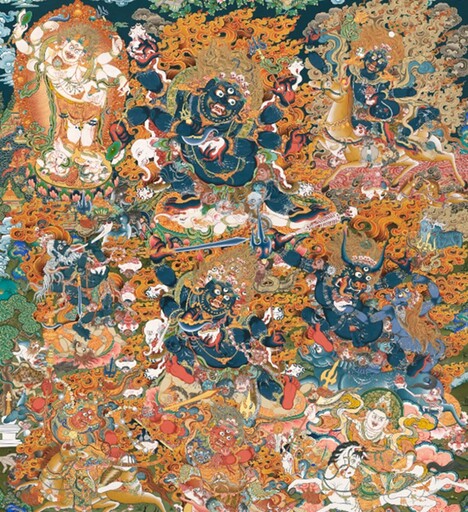 多重宇宙藏在一幅唐卡裡？ 一睹西藏勉唐派唐卡之美