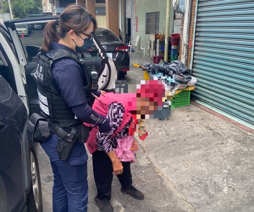 8旬老婦人推嬰兒車獨自外出迷路 屏東警方暖心協助返家