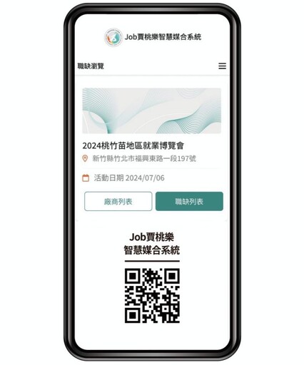 協助求職者精準就業 桃竹苗分署7/6首場大型就博會導入首創智慧媒合系統