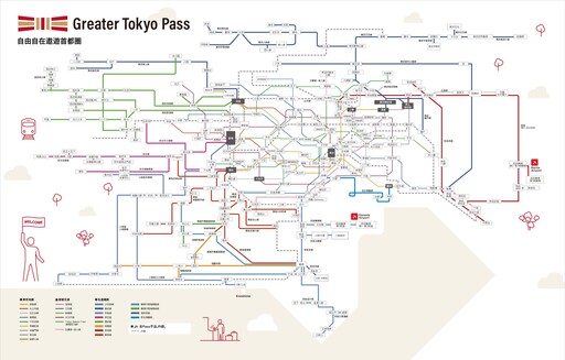日本關東自由行必備！全新 Greater Tokyo Pass 交通優惠7月上線
