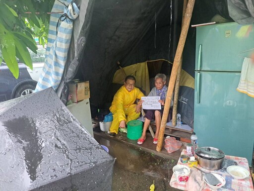 凱米颱風強風大雨 玉井警方防災救助護民眾