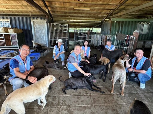 台北市東欣扶輪社關注流浪動物 助阿基歐毛寶貝樂園浪愛溫暖