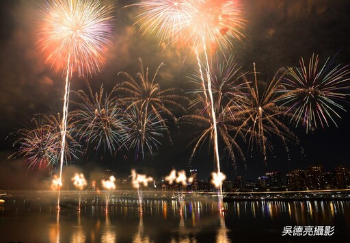 台北大稻埕夏日節煙火在七夕情人節壓軸登場