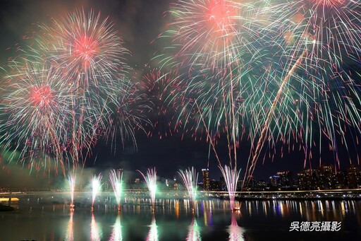 台北大稻埕夏日節煙火在七夕情人節壓軸登場