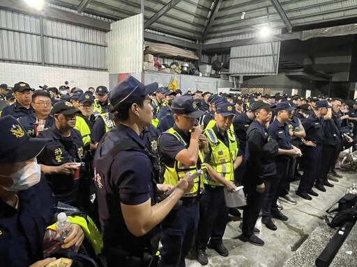 「鴨頭」告別式活動 屏警重兵部署壓制黑幫氣焰