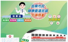 「苗栗市民健康直達巡迴列車」9/14誓師啟動