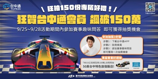 台中市政府攜手900家名店行銷 台灣首度國際賽車展演台中舉辦