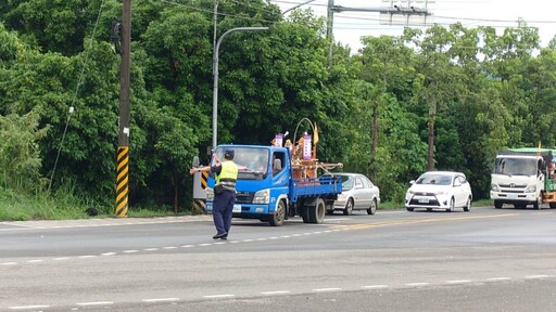 台南楠西北極殿3天遶境圓滿落幕！玉井警及公所共同執法 民眾安心逛廟會