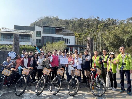 在地農村發起國際減碳行動 全台第一家民宿「散步的雲」取得黃金標準國際減碳證明 力推日月潭頭社活盆地「綠色騎跡」國際碳註銷遊程