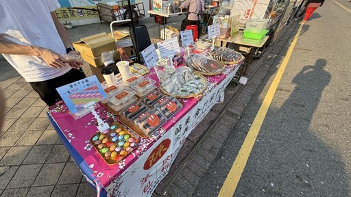 苗栗傳統客家米食飄香澎湖花火市集,另類「山珍」吸睛