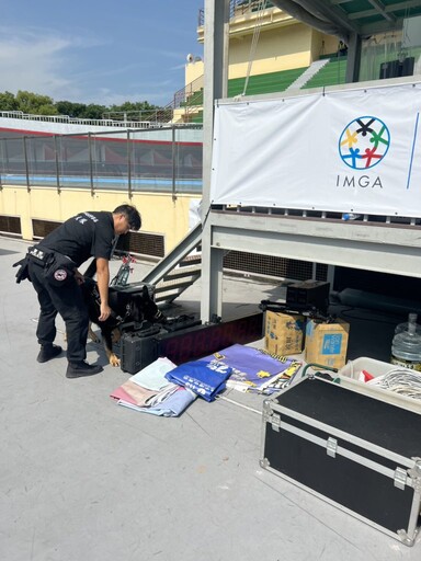 犬力全開:雙北世壯運自由車賽前哨戰 警犬出動築起安全防線