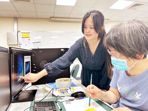 手繪與電繪技術完美結合 美術生透過職訓帶來全新創作靈感並繪出職涯新藍圖
