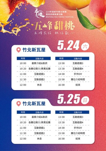 五峰出招，「桃」你歡心─甜桃盛產正當時，邀您上山嚐香氣