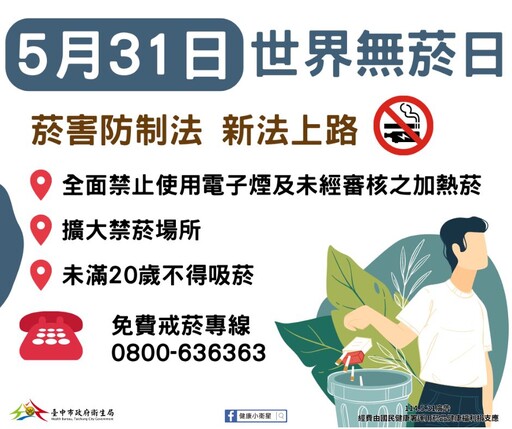 世界無菸日「戳破誘惑」 揭穿菸草產業行銷的迷思