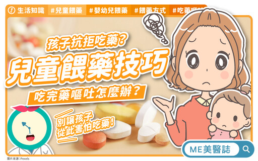 孩子吃藥像打仗?掌握這些技巧,哭鬧OUT!