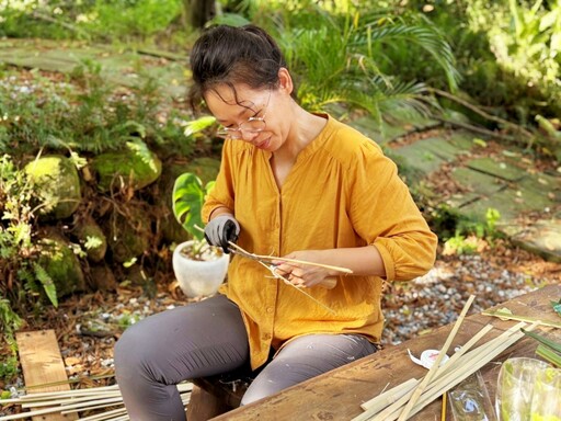 雙手感受傳統、味蕾認識土地 桃竹苗分署聯手橫山社區邀大小朋友用竹藝共編夏日記憶!
