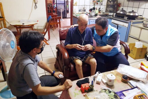 以科技與溫情守護安全 新竹榮服處推動遠距居家系統關懷年長獨居榮民