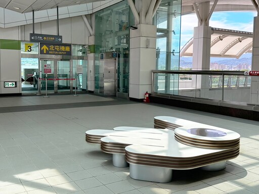 打造沉浸式美學休憩空間 台中捷運站公共藝術吸睛