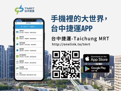 智慧功能再進化打造無縫搭乘體驗 台中捷運App突破180萬用戶里程碑