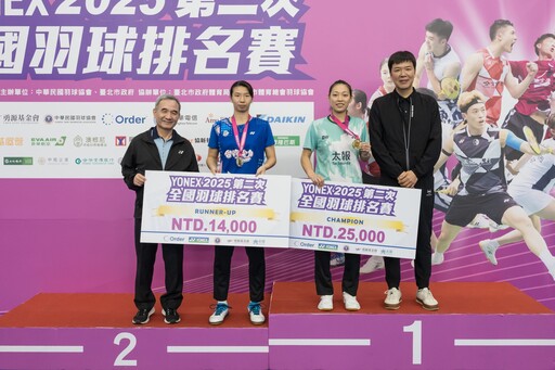 全國羽球2次排名賽女甲單打黃宥薰稱后 林筱閔/彭雨薇稱霸雙打、李佳馨/吳冠勳混雙奪冠