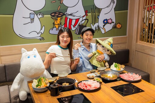 「姆明陪你吃火鍋！」黑毛屋台中首店開幕 打卡送肉+扭蛋萌翻