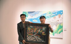 楊慕仁繪畫創作展陽明交大藝文空間揭幕 邀您走進石生群部落記憶與當代視角編織而成的繪畫旅程