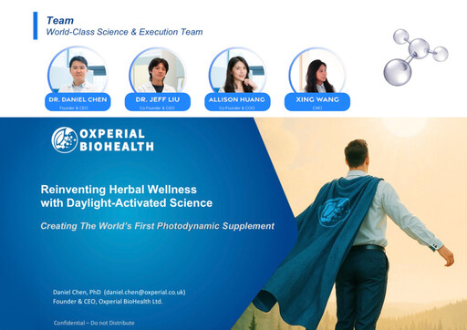 英國牛津 × 台灣生技：GPDT® 光動能營養品躍上 Meet Taipei 國際舞台