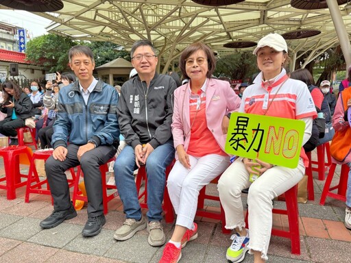 聯手反暴力、你我不缺席 國際蘭馨竹縣會及快樂會連線蘭馨全台分會響應國際終止婦女受暴日