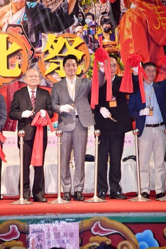 蔣萬安出席保生文化祭開鑼式 肯定保安宮文化與信仰價值