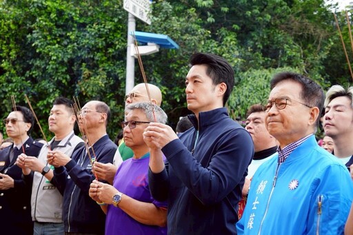 蔣萬安扛尪公輦轎巡田園 為文山區祈求風調雨順五榖豐收