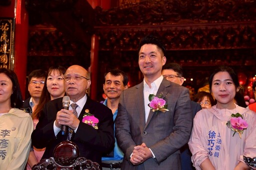 蔣萬安出席慈祐宮媽祖聖誕大典 感謝廟方長年公益與文化貢獻