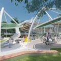 中央公園飛行美樂地優化再升級 中市府挹注400萬啟動遮陽工程