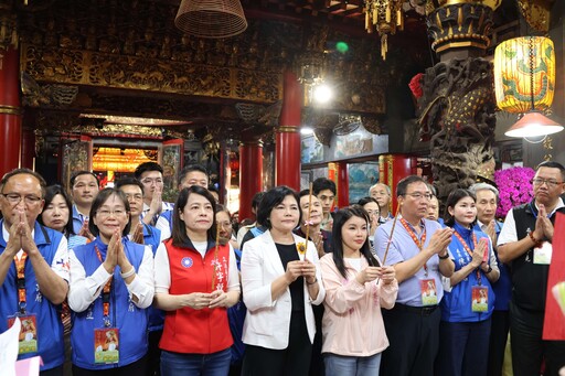 白沙屯媽祖起駕北港進香 張麗善率隊參拜祈福全運會順利