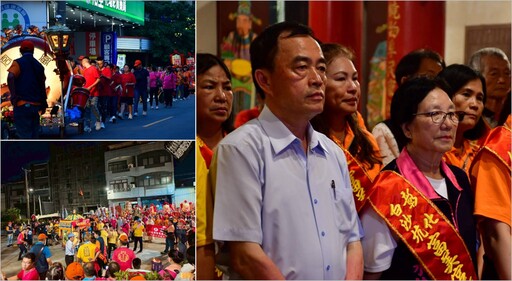 蕭太傅遶境彰顯王爺信仰深厚根基 彰化花壇市區接駕人潮綿延不絕