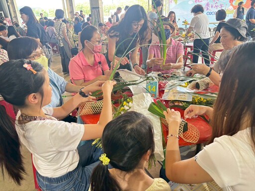 端午花藝香韻繞台中 傳統結合創意打造節慶限定美學