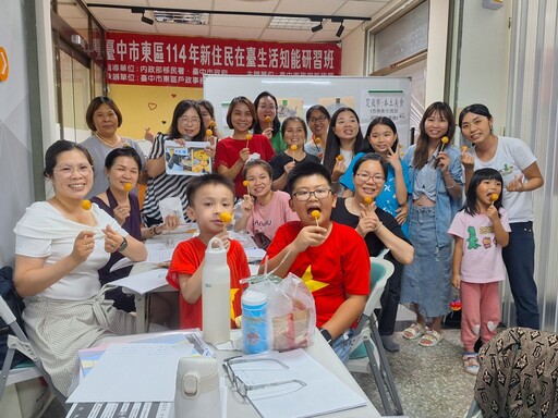 夜市美食變教材 中市東區戶所新住民研習班超接地氣 多元課程助融入在地生活