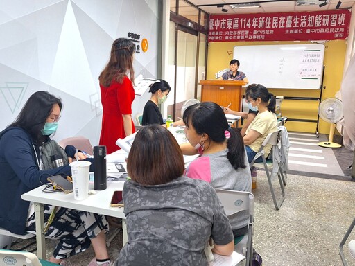夜市美食變教材 中市東區戶所新住民研習班超接地氣 多元課程助融入在地生活