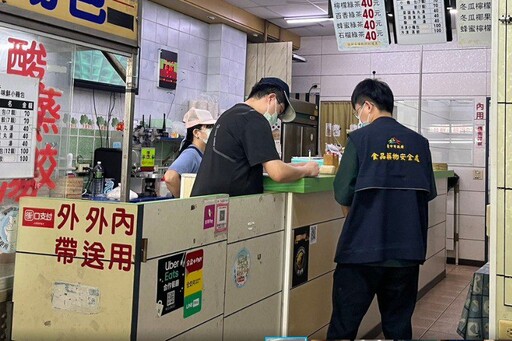 強化暑期食安 中市食安處加強國道休息站及夜市稽查 611家全數合格