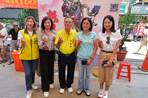 七堵慶濟宮媽祖魁星文化祭熱鬧登場 邱佩琳率市府團隊共襄盛舉