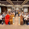 中壢圓光禪寺文教公益課程成果暨佛學院書畫聯展茶會 融合茶禪與花藝