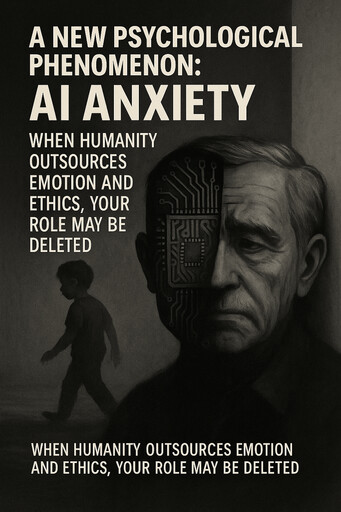 全新的心理現象—AI焦慮（AI Anxiety） 當人類開始外包倫理與情感，你的角色可能被刪除