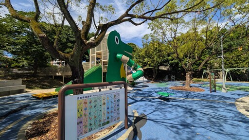 親子放電新地標！內湖石潭公園7米高鱷魚遊戲塔萌翻登場