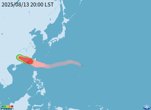 楊柳颱風快閃 臺灣本島脫離暴風圈 金澎等8縣市嚴防豪雨