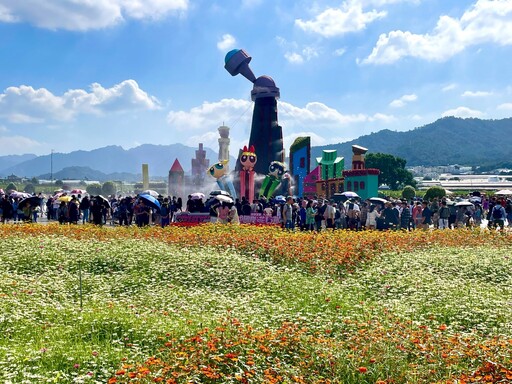 台中國際花毯節突破百萬參觀人次 農特產品銷售飆破一千伍佰萬元