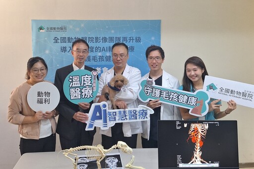 AI輔助守護毛孩健康 全國動物醫院影像團隊導入有溫度的斷層掃描儀